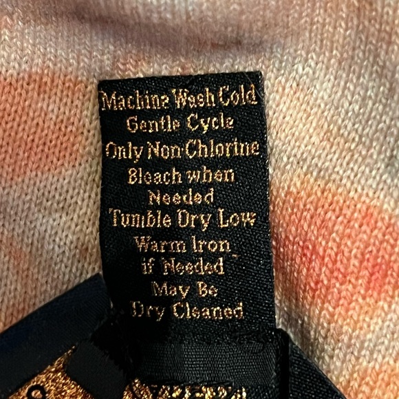 Soft Surroundings Label Noir Women’s Oushak Wool Blend Cardigan Size 3X - Picture 5 of 7